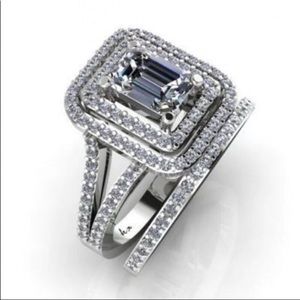 10K Vintage Wedding Ring Set